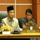 Ketua DPRD Kota Depok Ade Supriyatna saat paripurna terbuka bersama Anggota DPRD kota tersebut.