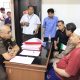 Tersangka RK Anggota DPRD Depok saat Proses tahap dua tersangka RK diKejari Depok, Selasa (27/05/25)