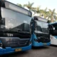 Bus TransJabodetabek Rute Sawangan – Lebak Bulus berhenti di Halte Lebak Bulus
