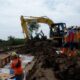 alat berat BBWS saat sedang di wilayah lain sebelum ke Sungai Singaraja