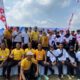 Lomba olahraga tradisional HUT Bhayangkara Kabupaten Cirebon