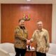Airlangga Hartarto dan Gan Kim Yong saat pertemuan 6WG di Singapura