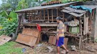 Kondisi kandang kambing di Sawangan Depok pasca pencurian