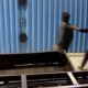 Rekaman CCTV menunjukkan aksi pencurian di bengkel Leuwinanggung, Tapos, Kota Depok