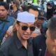 Massa diduga FPI dipimpin Habib Bahar mendatangi pelantikan PWI-LS di Depok, dihadang aparat kepolisian dan TNI