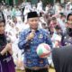 Wali Kota Depok, Supian Suri memberikan keteranga terkait belum adanya Sekolah Rakyat