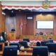 Fraksi Gerindra DPRD Depok menyampaikan pandangan umum terhadap Raperda APBD 2024 di Gedung DPRD Kota Depok