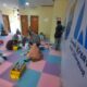 Anak-anak berkebutuhan khusus mengikuti aktivitas di Rumah Kreatif Anak Istimewa Kota Depok