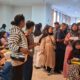 Antrean pendaftaran program Rintisan Sekolah Swasta Gratis (RSSG) di Gedung Dibaleka, Depok