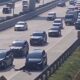 kondisi mobil rusak akibat tabrakan beruntun di tol limo depok