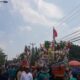 Arak-arakan saat pelaksanaan Nadran.