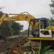 alat berat amphibi pengerukan Sungai Singaraja terhambat respons Pemkab Cirebon