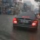 Jalan Margonda Depok tergenang banjir dan macet panjang akibat hujan deras