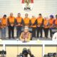 "Immanuel Ebenezer alias Noel memakai rompi tahanan KPK saat konferensi pers kasus sertifikat K3