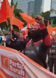 Puluhan ribu buruh aksi nasional 28 Agustus 2025.