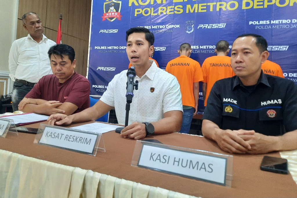 Komplotan curanmor diamankan Satreskrim Polres Metro Depok