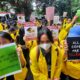 Mahasiswa UI turun ke jalan tuntut keadilan