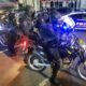 Petugas gabungan TNI-Polri melakukan patroli skala besar di Kota Depok
