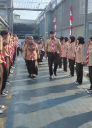 Pelantikan Mabigus dan pengurus Gudep Rutan Depok bersama Kwartir Cabang Pramuka Kota Depok