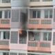 Unit Apartemen Margonda Residence 1 yang terbakar