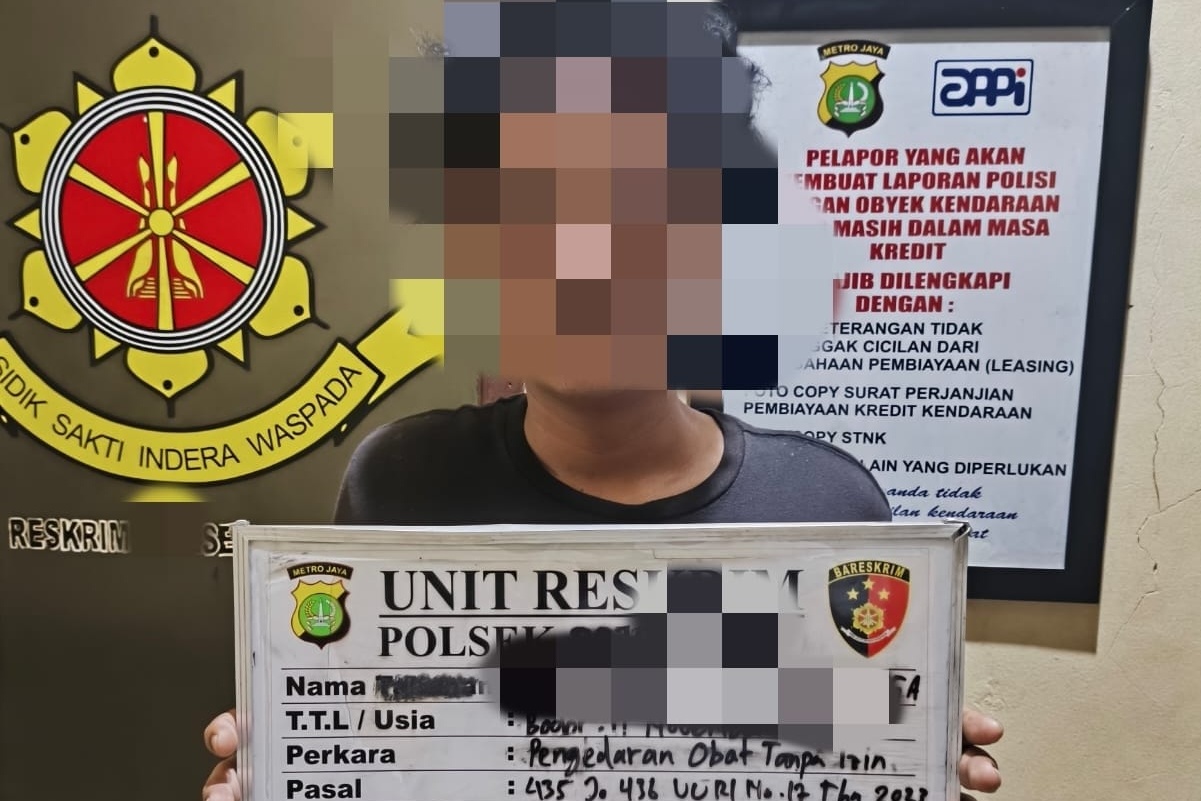 Polsek Bojongsari amankan pelaku peredaran obat keras ilegal