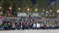 Komunitas ojol Depok menggelar doa bersama