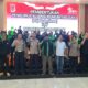 Aliansi Komunitas Ojol bersama Polres Metro Depok saat pembentukan pengurus