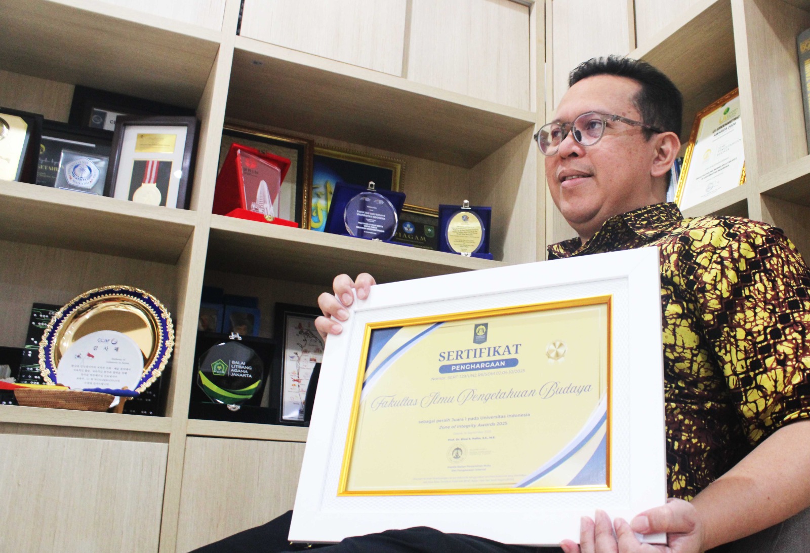 Penghargaan Juara Zona Integritas dalam Zone of Integrity Awards 2025
