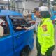 Penindakan terhadap angkot ngetem di kawasan Stasiun Citayam