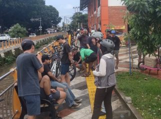 Munggahan Surli komunitas sepeda di Kota Depok