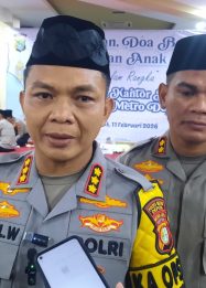 Pelayanan sementara Polres Metro Depok di Zamzam Tower