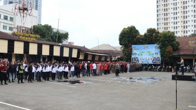Apel Siaga Kamtibmas jelang Ramadan Polres Metro Depok
