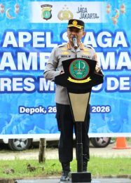 Apel Siaga Kamtibmas Polres Metro Depok