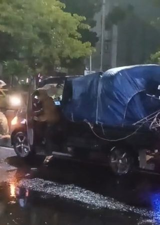 Kecelakaan mobil pick up Jalan Margonda Raya, Kota Depok