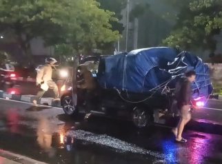 Kecelakaan mobil pick up Jalan Margonda Raya, Kota Depok