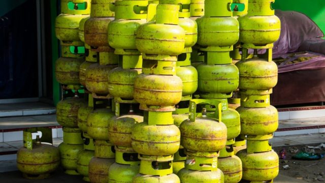 Pasokan gas LPG 3 kg