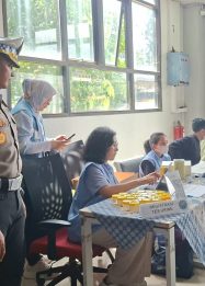 Rampcheck dan pemeriksaan kesehatan di Terminal Jatijajar, Kota Depok