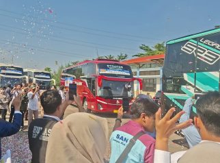 Mudik gratis Terminal Jatijajar Depok