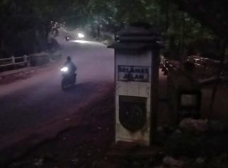 PJU mati Jembatan Jalan Bandung