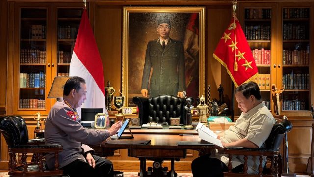 Presiden Prabowo Subianto dan Kapolri