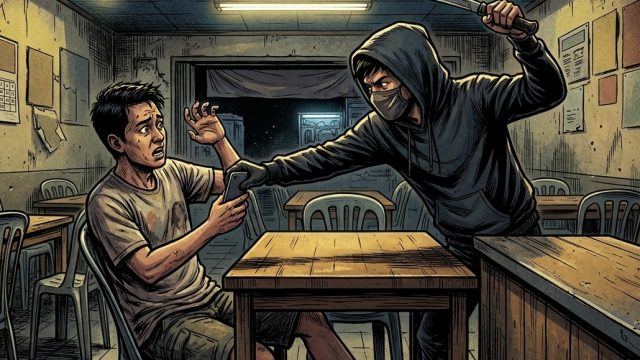 Perampasan hp di Kota Depok