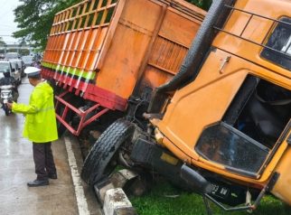 Laka lantas di Kota Depok 2026