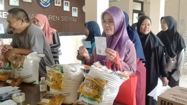 Bantuan pangan Duren Seribu, Kota Depok