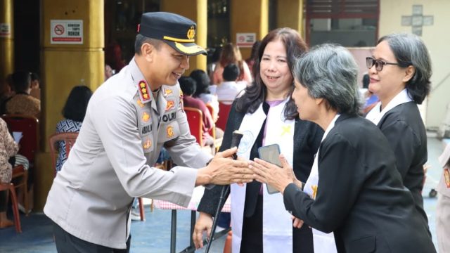 Pengamanan Ibadah Kenaikan Isa Almasih Kota Depok