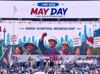 Presiden Prabowo Subianto potongan aplikator ojol