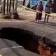 Jalan amblas Lenteng Agung